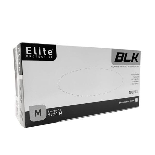 Elite Examination Gloves - Black