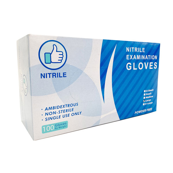 blue nitrile glove wholesale quality