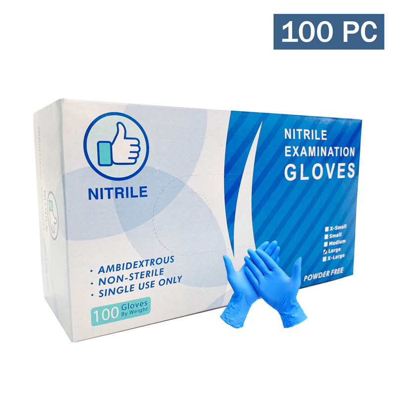 Gloves nonsterile ambidextrous Box of 100 Hospital Quality Medical