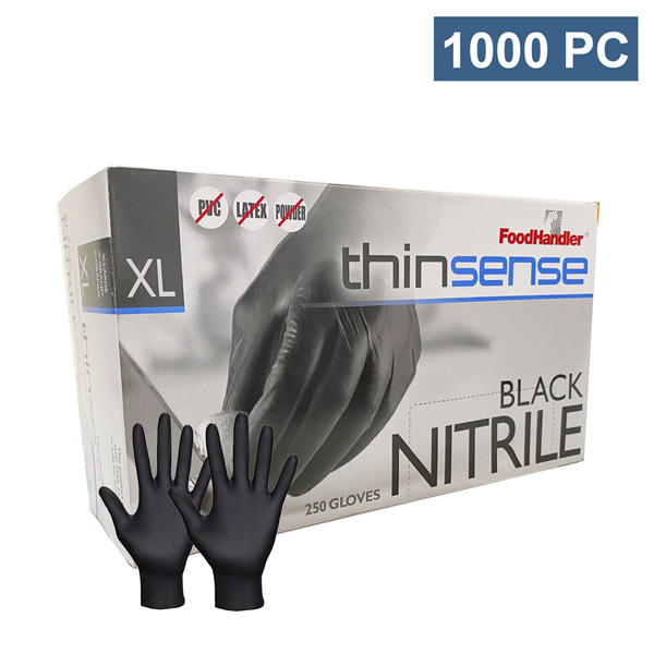foodhandler thinsense black nitrile disposable gloves wholesale los angeles