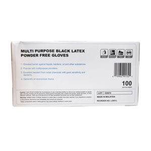 Multi-Purpose Black Latex Disposable Gloves wholesale cheap los angeles