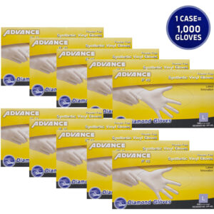 diamond gloves advance IF45 white vinyl powder-free food grade cheap wholesale distributor
