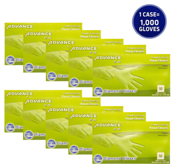 diamond premium gloves IF48 vinyl powder-free gloves cheap wholesale distributor