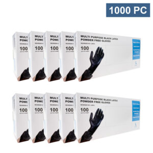 Multi-Purpose Latex Gloves, Black