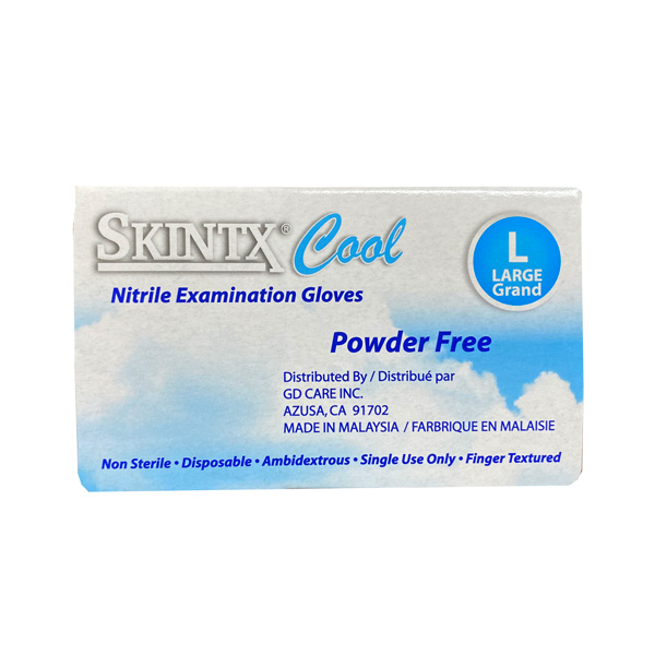 Skintx Nitrile Exam Gloves, Blue, Wholesale Los Angeles