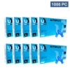 Uniseal Examination Nitrile Blue Disposable Gloves