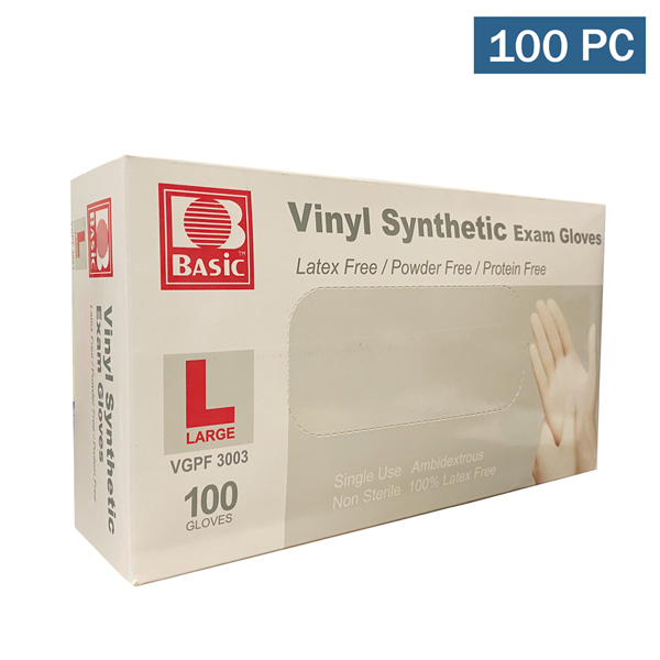 Intco Basic Vinyl Synthetic Examination Grade Gloves 100 Pieces