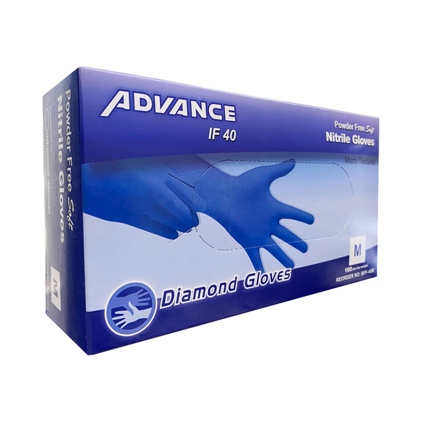 Advance Nitrile Gloves, Blue Industrial Wholesale Los Angeles
