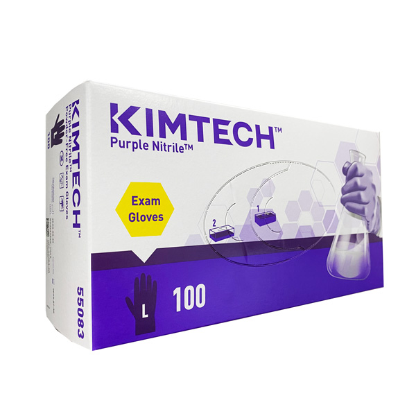Kimberly Clark Kimtech Purple Exam Nitrile Gloves Wholesale Los Angeles