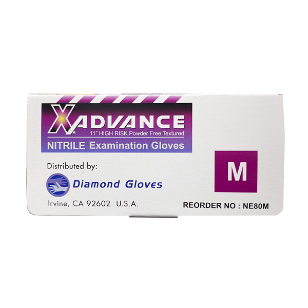 8mil nitrile disposable gloves powder-free wholesale cheap long