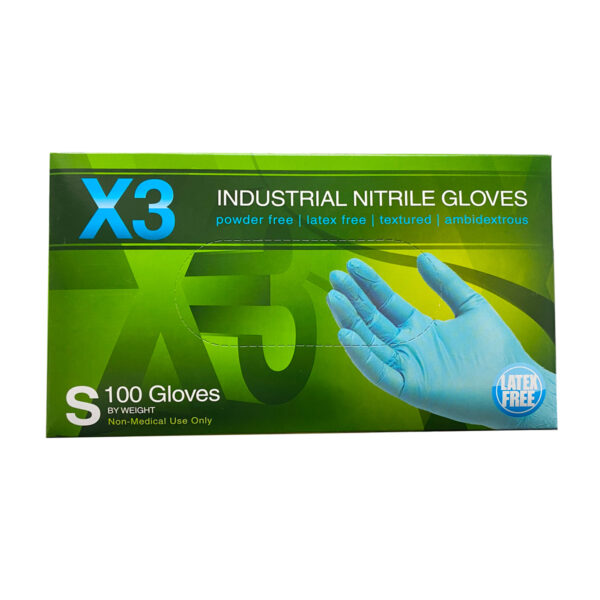 Ammex X3 Nitrile Blue Gloves Wholesale Los Angeles Cheap