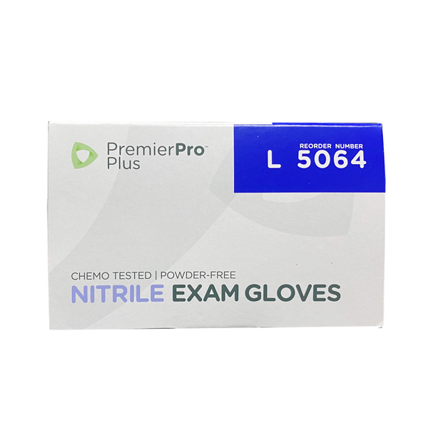 Medline PremierPro Plus Nitrile Exam Chemo Gloves, Blue Wholesale Los Angeles
