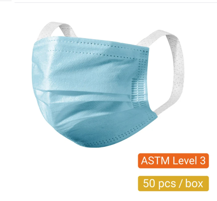 WTS Level3 Face Mask 3PLY Medical (50 pieces) Health Supply World
