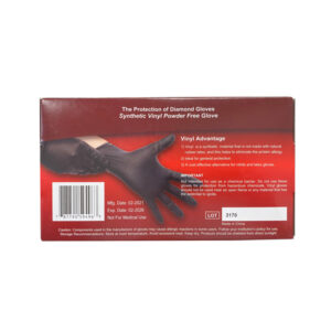 Advance Black Vinyl Industrial Gloves Wholesale Los Angeles Riverside Cheap Powder Free
