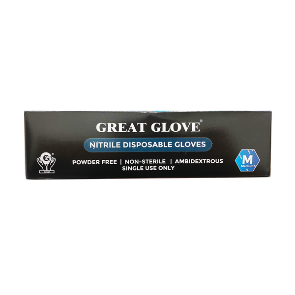 Great Glove Black Nitrile Wholesale Cheap Los Angeles Powder-Free Food Safe Tattoo Moreno Valley Riverside