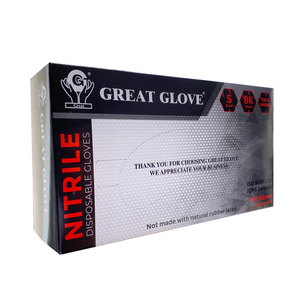 Great Glove Black Nitrile Powder Free Tattoo Food Safe Industrial Disposable Gloves Los Angeles Moreno Valley Riverside Wholesale Bulk Cheap