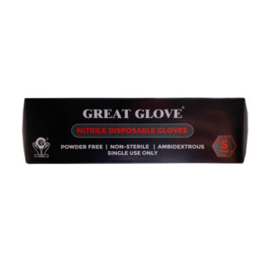 Great Glove Black Nitrile Powder Free Tattoo Food Safe Industrial Disposable Gloves Los Angeles Moreno Valley Riverside Wholesale Bulk Cheap