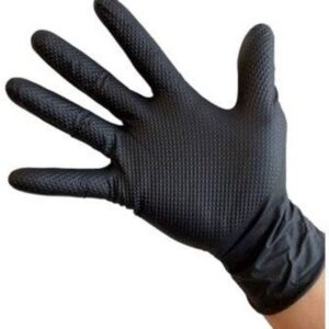 black nitrile 8mil powder-free gloves wholesale cheap