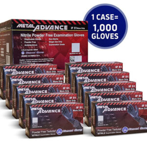 5mil black nitrile exam gloves disposable powder-free gloves