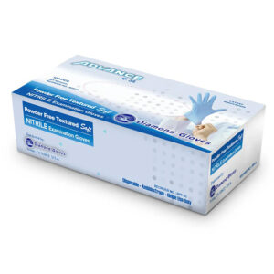 blue nitrile exam gloves powder free cheap wholesale los angeles